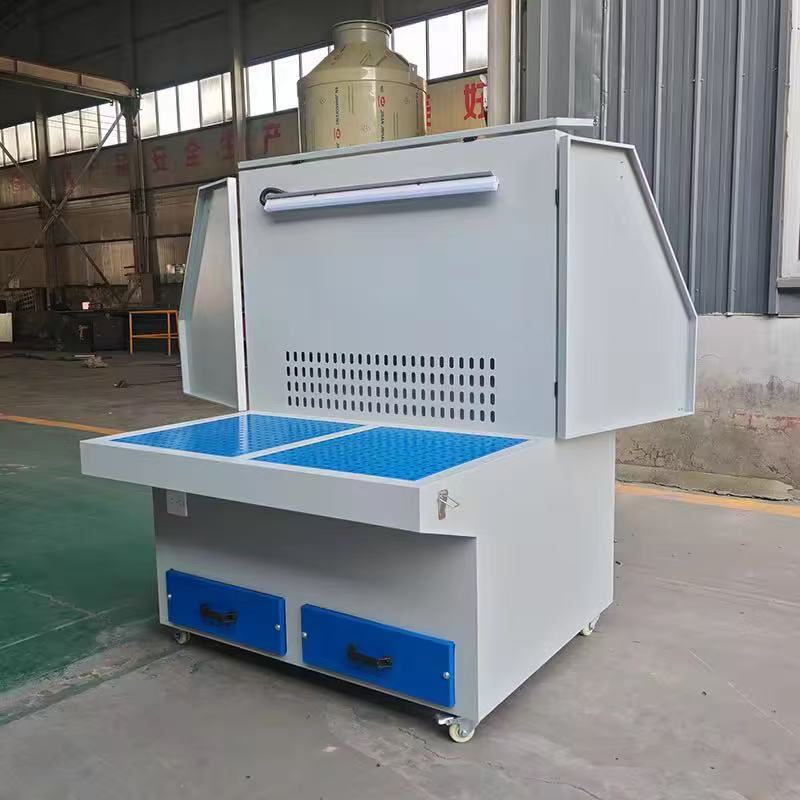 Hardware polishing dust removal bench