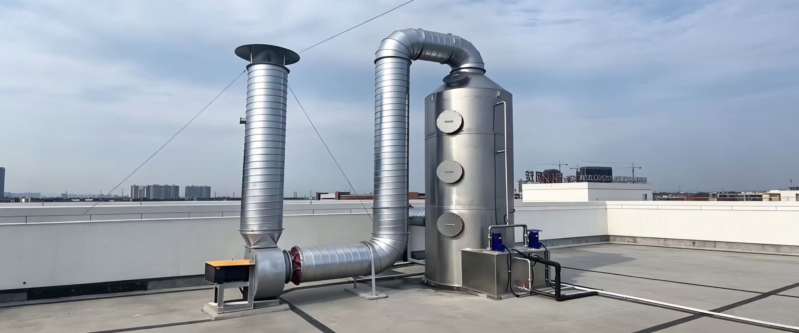 Stainless steel spray tower