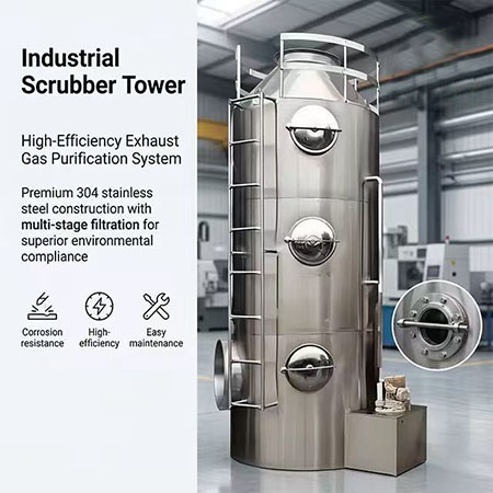 Stainless steel spray tower