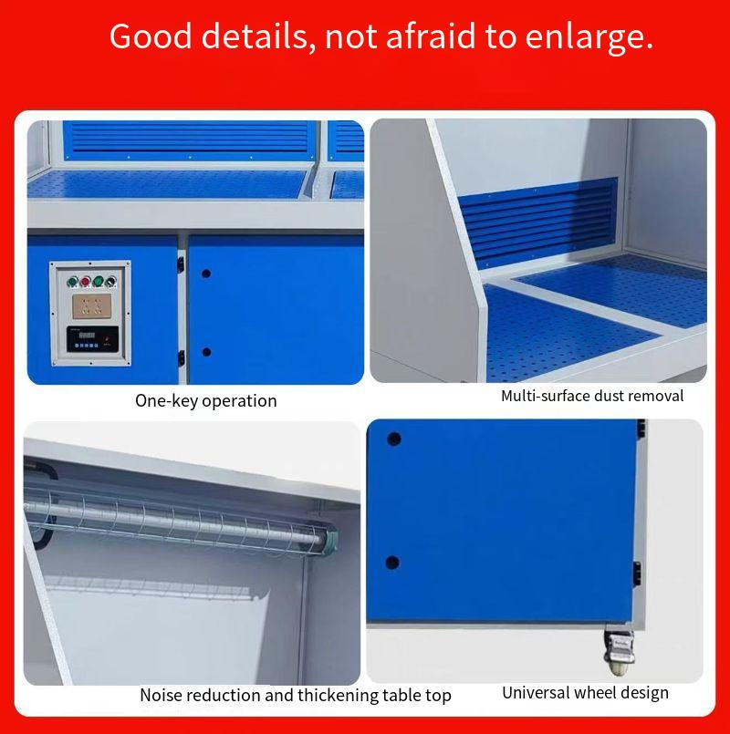 Under-suction grinding table