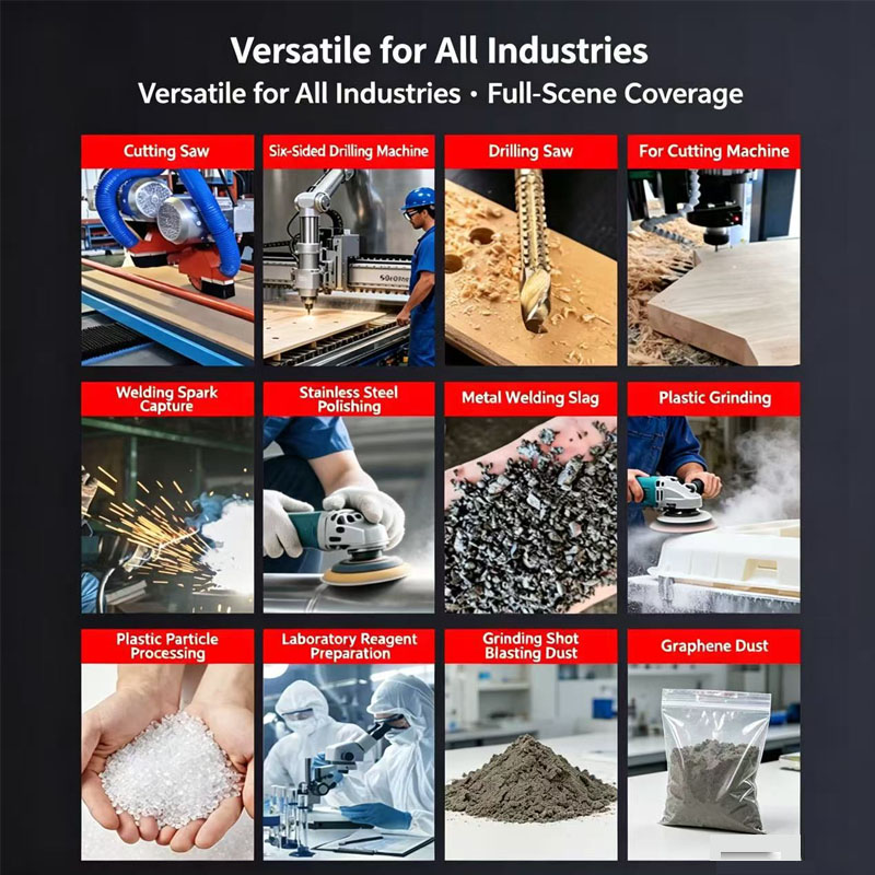 Centrifugal dust collector used in factories
