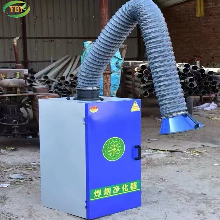 Mobile Double Arm Welding Fume Collector