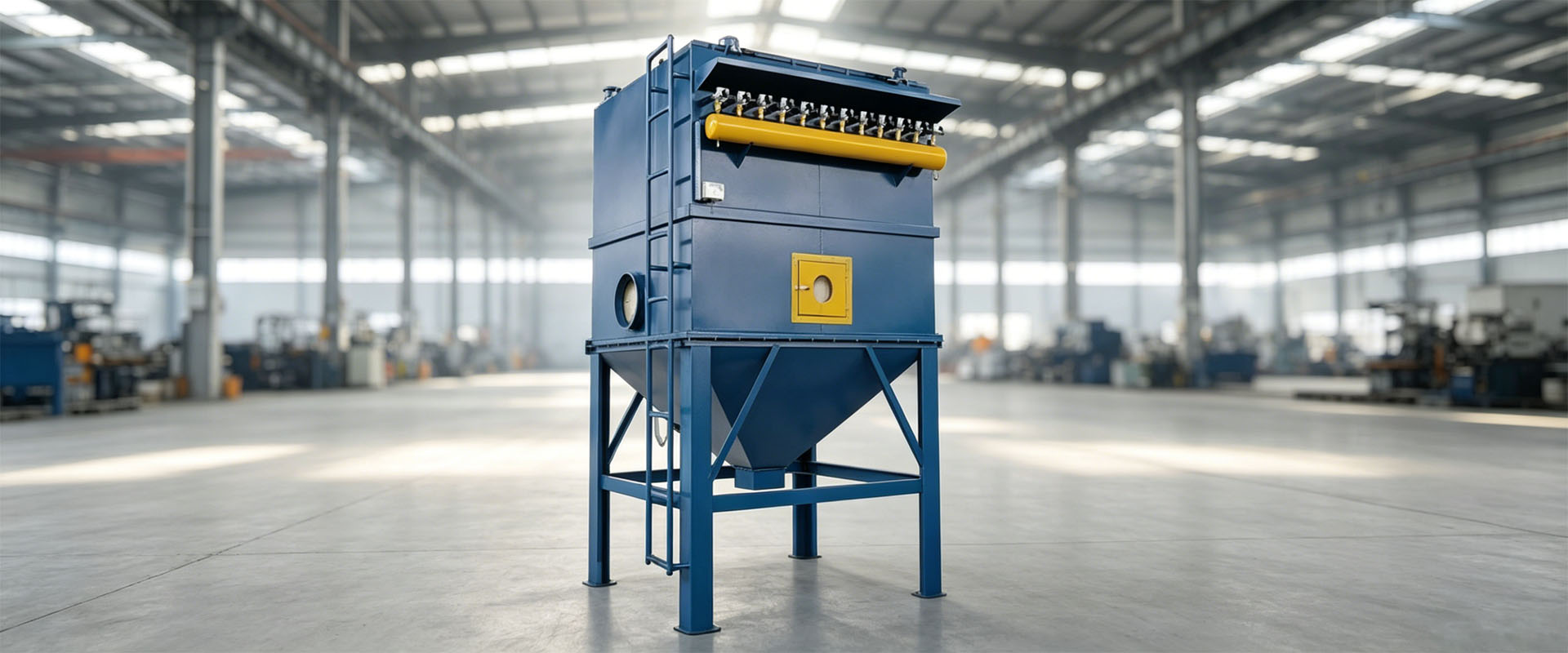 Industrial Baghouse Dust Collector with Pulse Cleaning