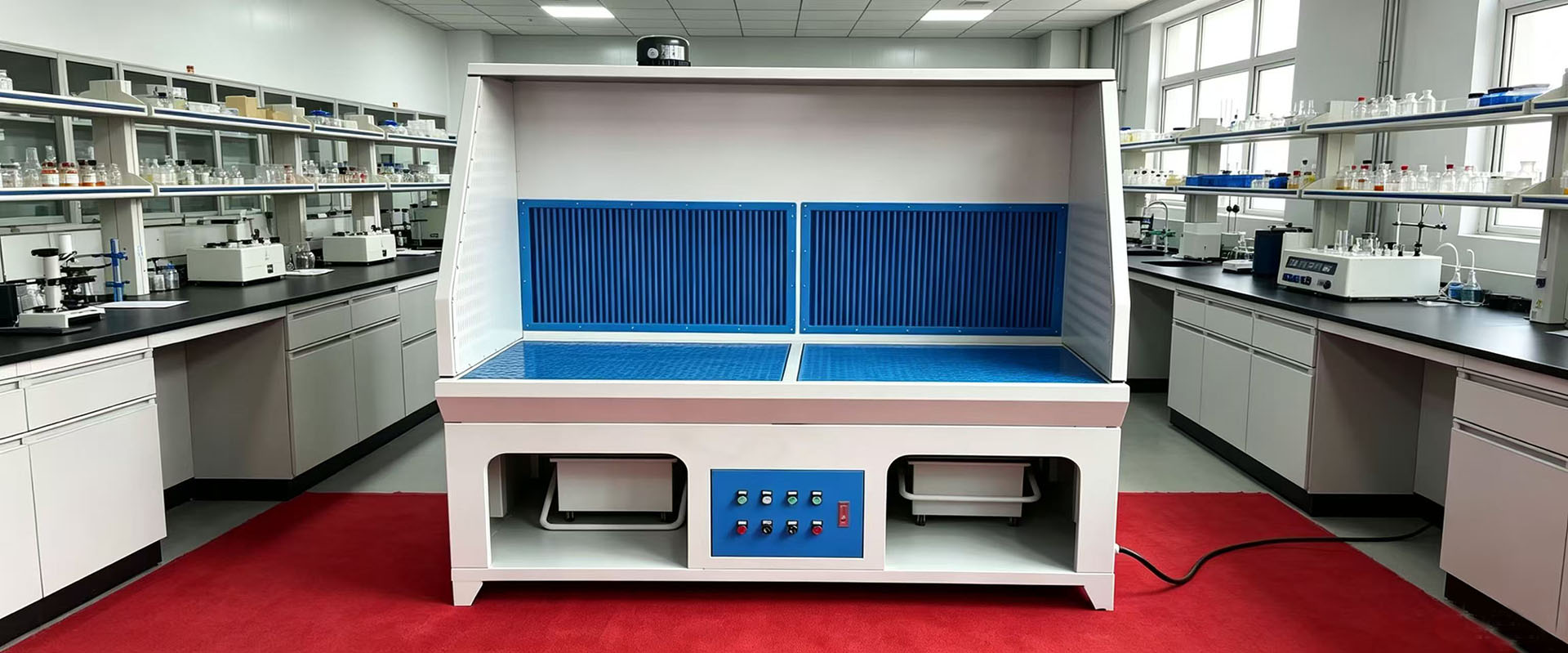 Low-Noise Industrial Sanding Table for Clean Workshop