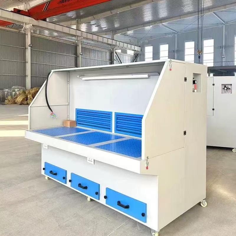 Under-suction grinding table