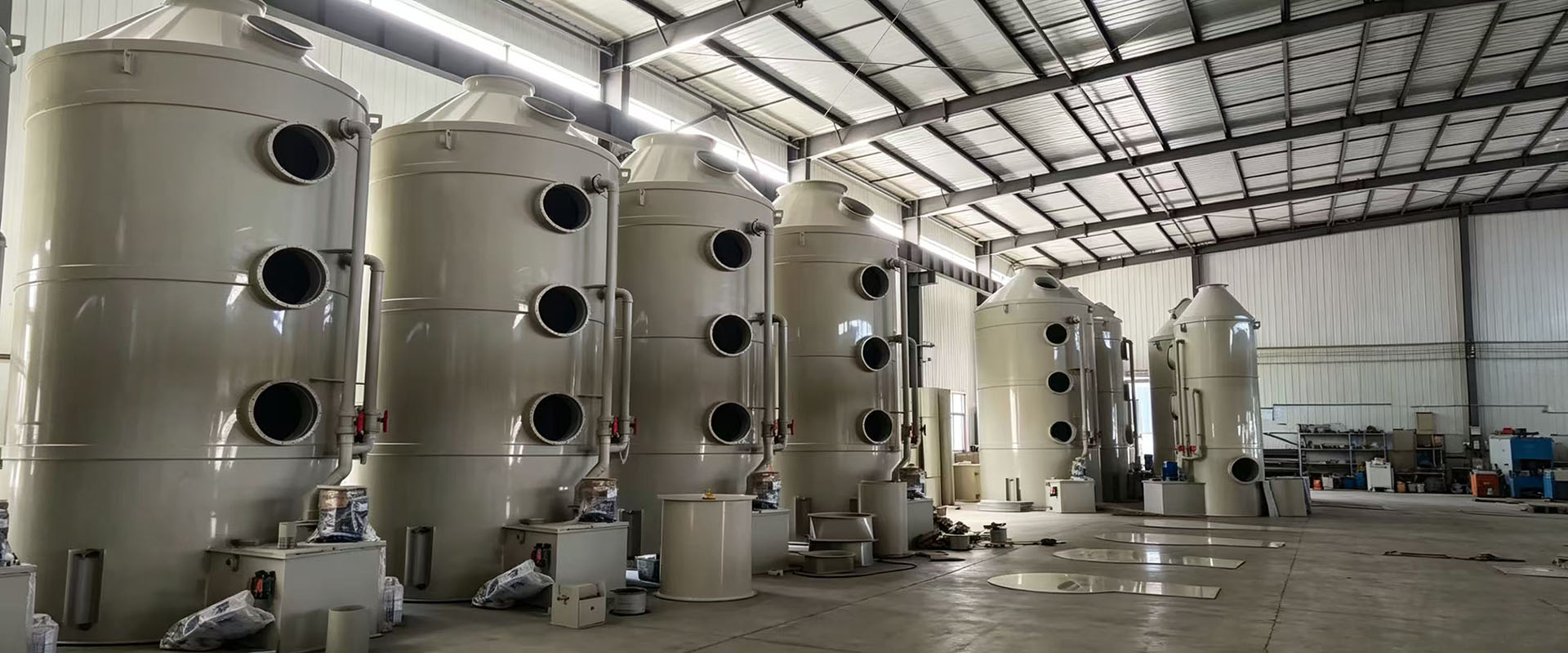 PP spray tower desulfurization tower