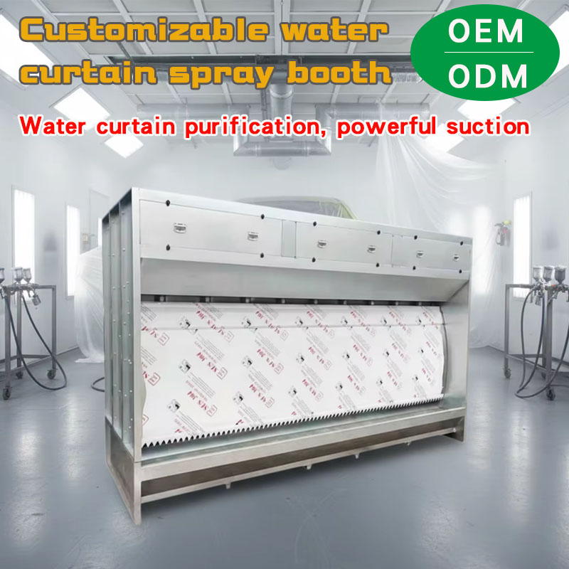 Water curtain cabinet