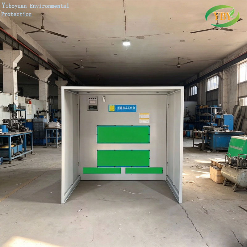 Fully Enclosed Downdraft Grinding Dust Cabinet