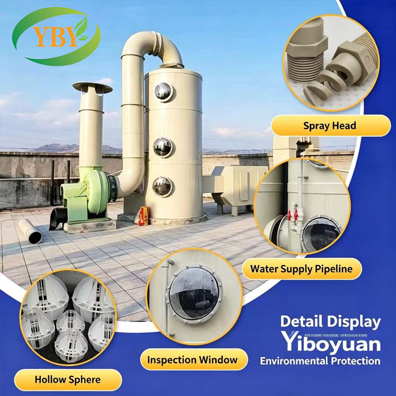 Washing tower parts