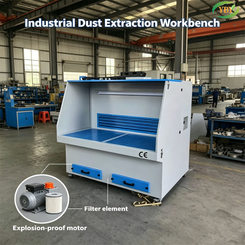 Self Dust Collection Grinding Booth Table - Image 2