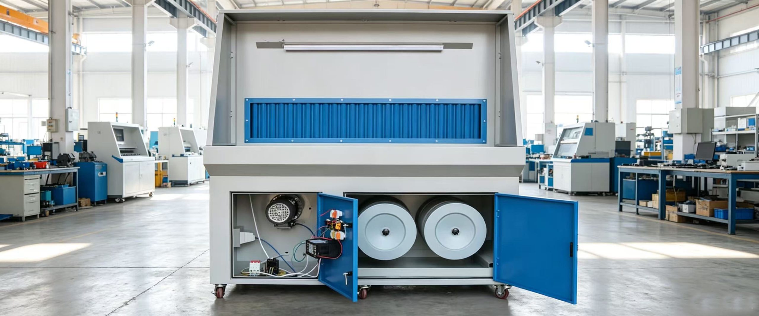 Mobile Carbon Steel Grinding Workbench