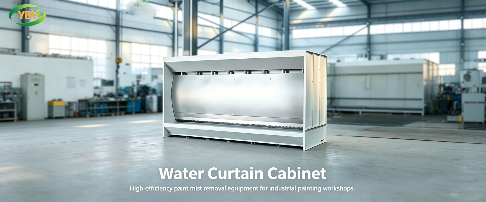 Industrial water curtain cabinet