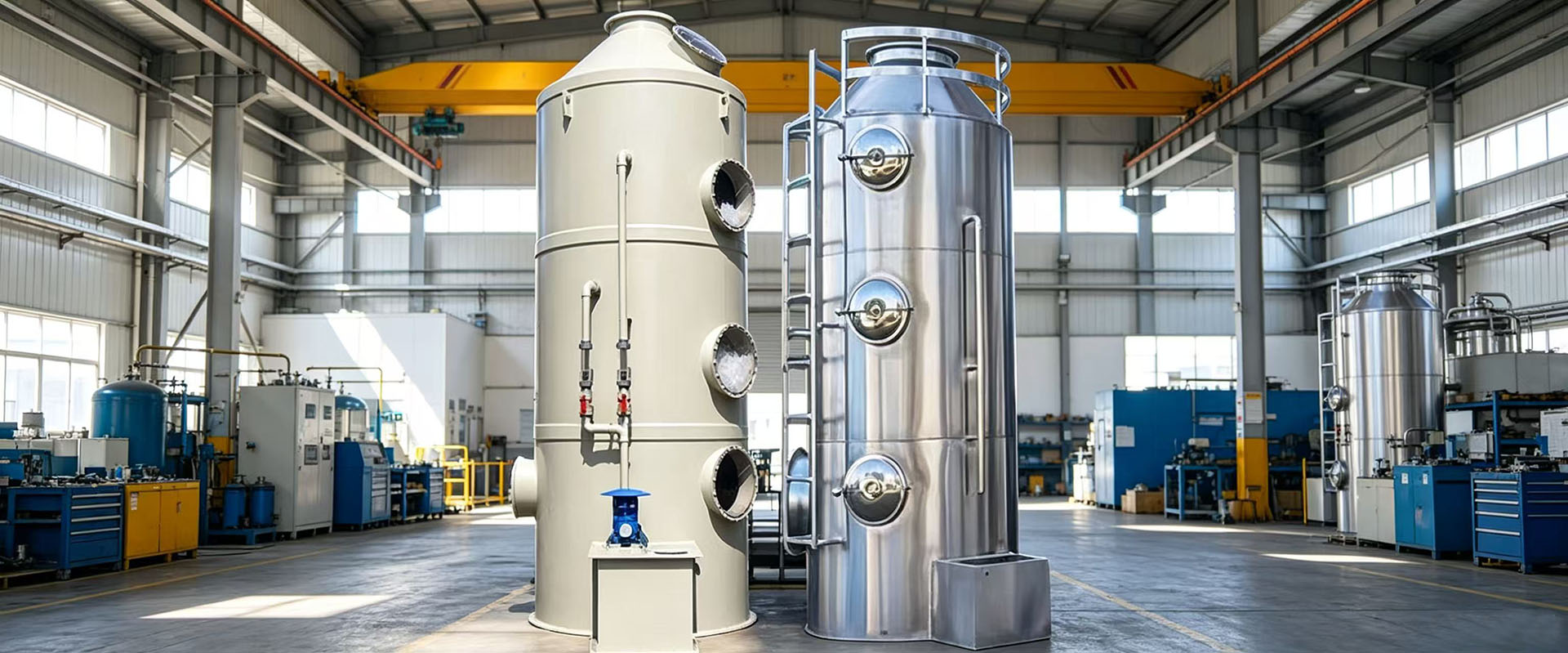 Industrial Spray Tower Scrubber