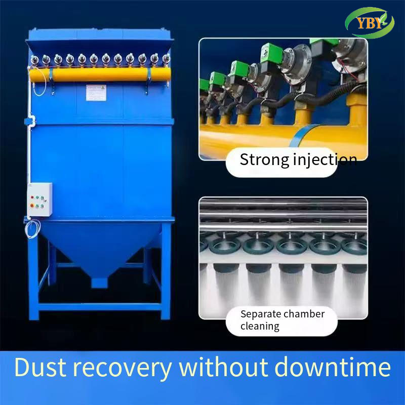 High Efficiency Automatic Pulse Jet Baghouse Dust Remover For Grinding Woodworking Mining - Image 4