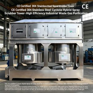 CE Certified Integrated Circulating Water Spray Scrubber