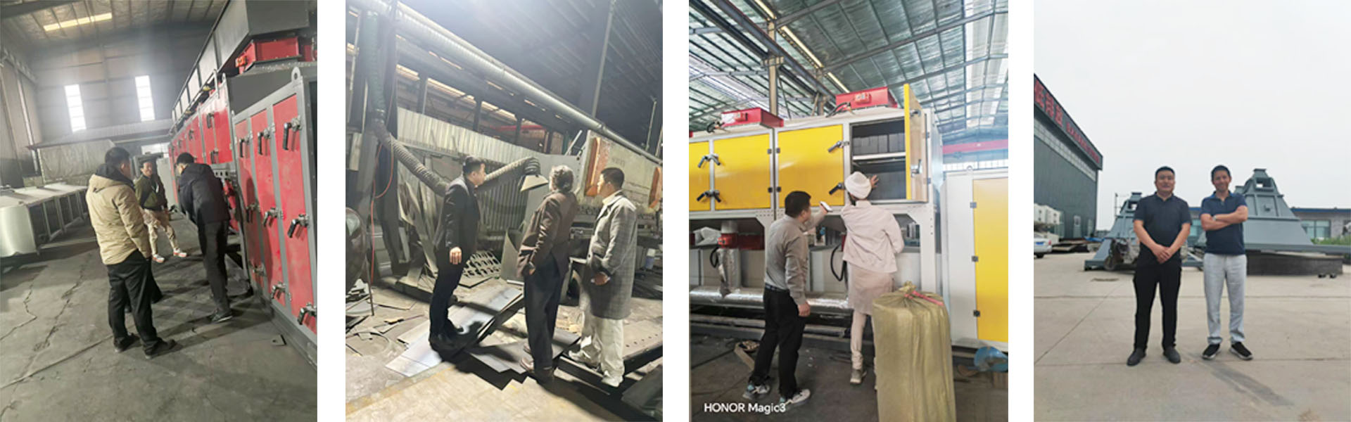 Hebei Yibo Yuan Environmental Protection Machinery Manufacturing Co., Ltd. Clients Visit
