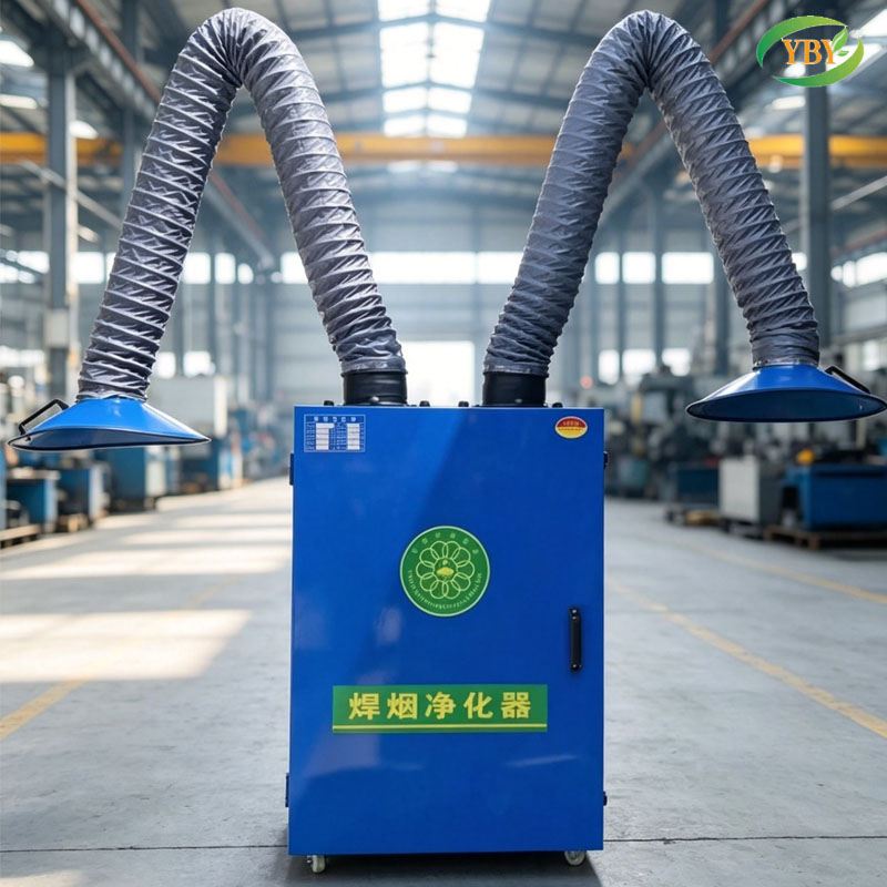 Industrial Dual Arm Fume Extractor