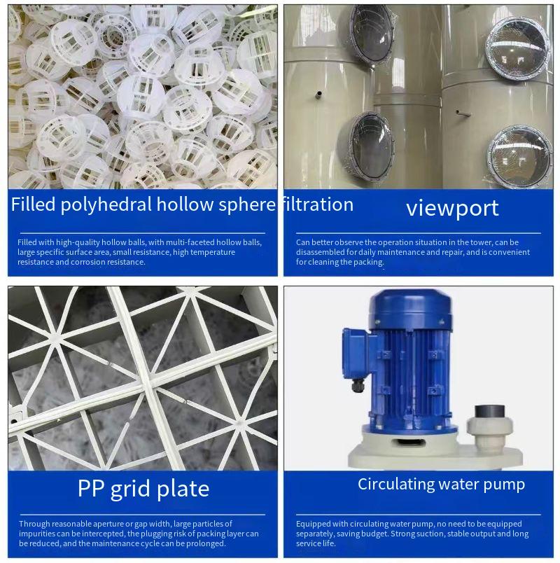 Corrosion-resistant PP spray tower - Image 3
