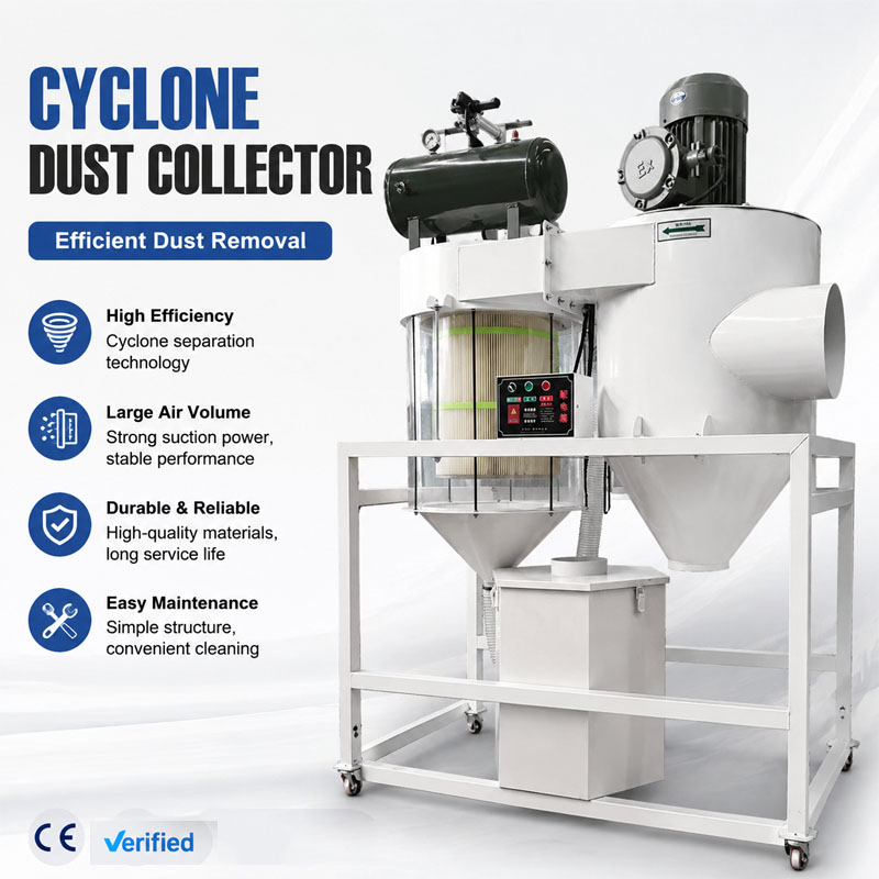 Cyclone Dust Collector|Dust Separator for Factory Dust Removal