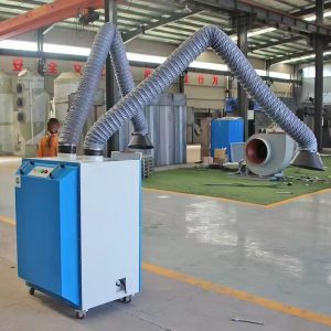 Portable welding smoke extractor