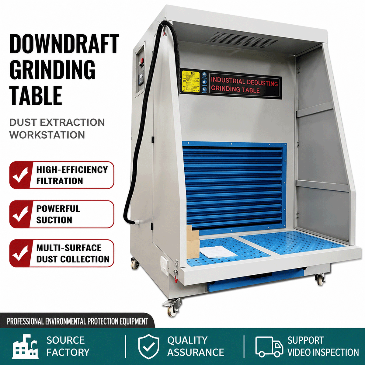 Heavy Duty Downdraft Grinding Bench - Image 2