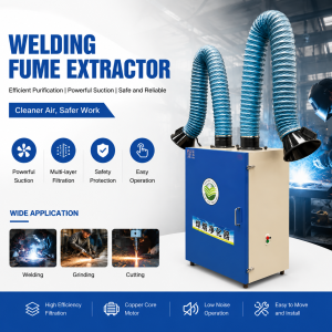 Industrial Welding Fume Extractor | Portable Welding Smoke Filtration System for Metal Fabrication