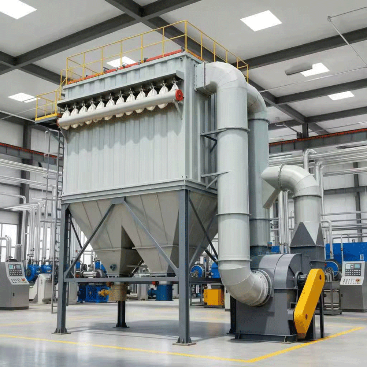 Pulse bag filter dust collector