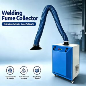 Portable Welding Fume Extractor with Flexible Arm for Efficient Welding Smoke Extraction