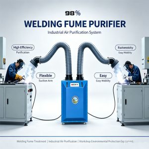 Eliminate Toxic Smoke | 99.7% Purification Welding Fume Purifier