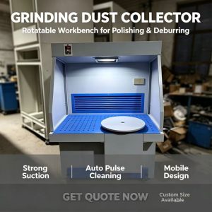 Amazing 0.8m Industrial Grinding Table, Low Noise Dust Collecting Workbench For Metal Grinding