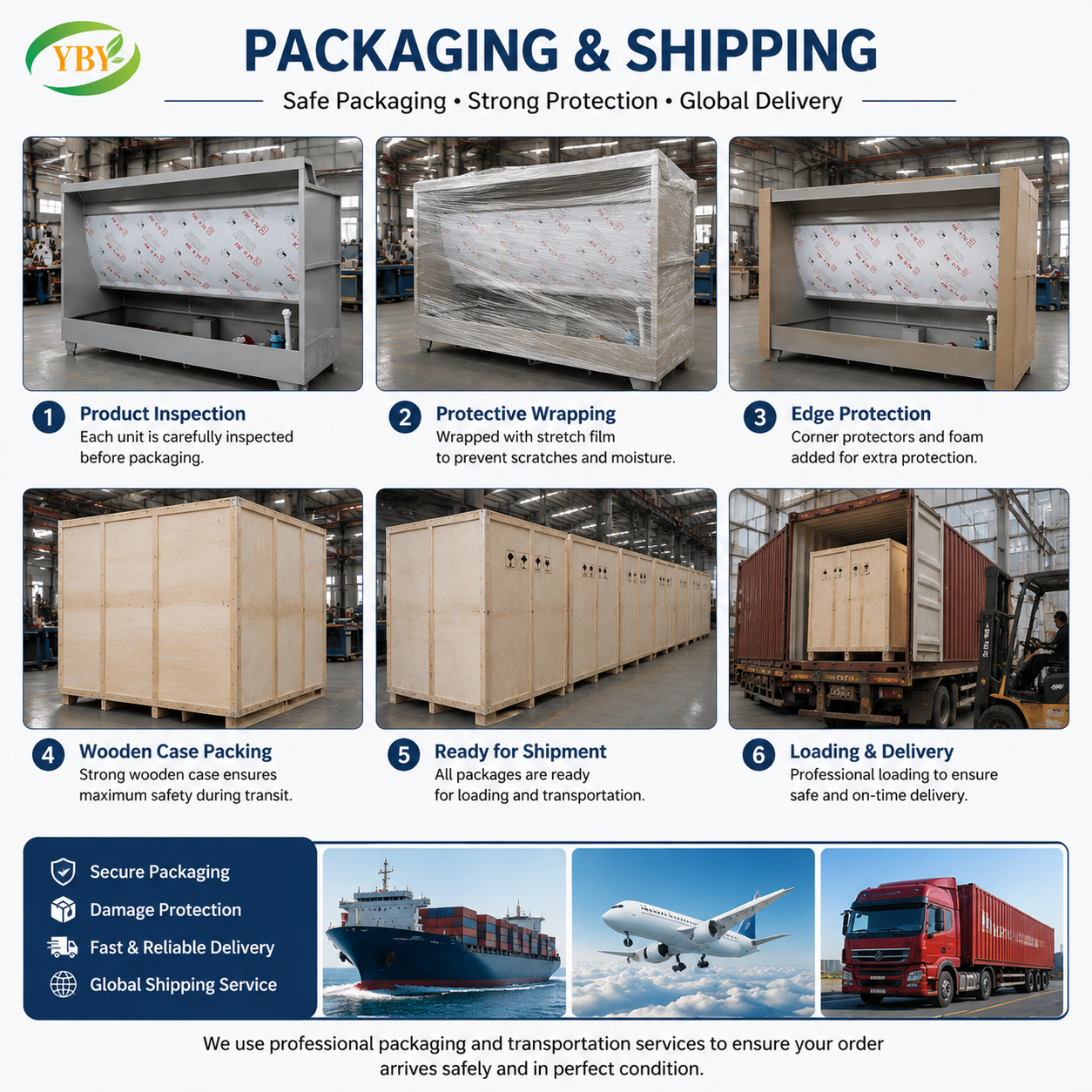 Industrial Wet Paint Booth with Water Curtain Filtration System - Image 4
