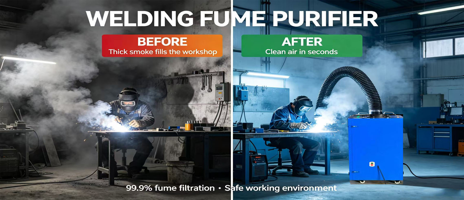 Industrial Welding Fume Extractor