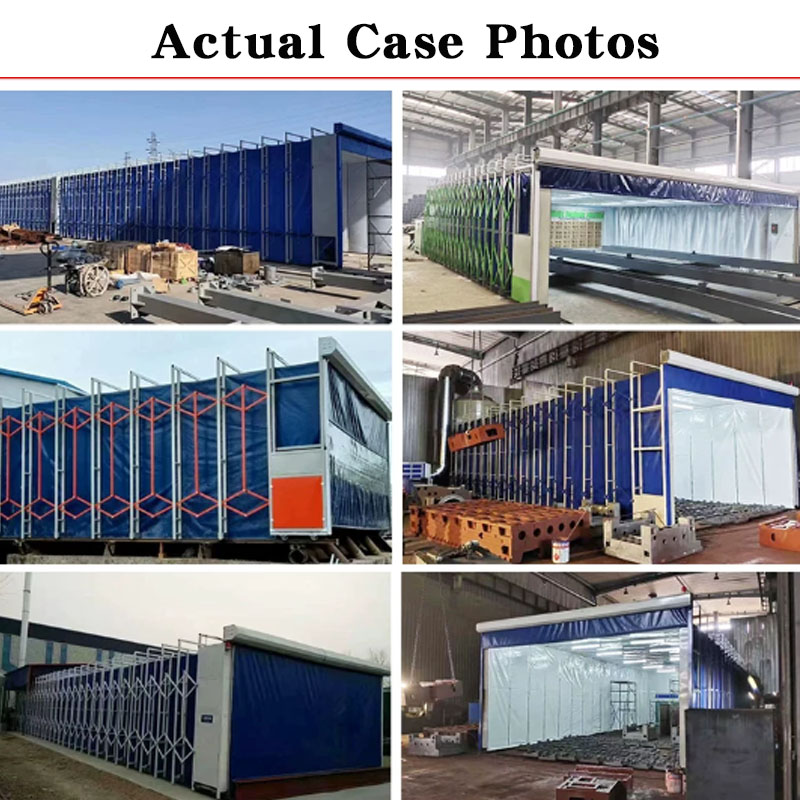 Car Painting Retractable Spray Booth with High Performance Air Extraction - Image 4