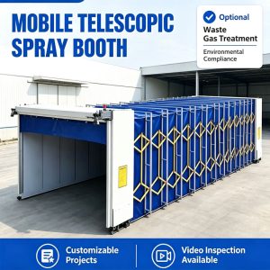 Incredible 7m Telescopic Mobile Spray Booth
