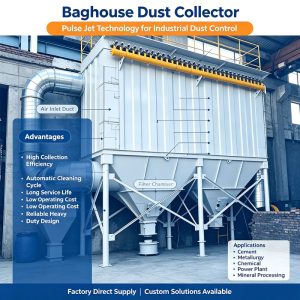 Bag Dust Collector for Powder Recovery System