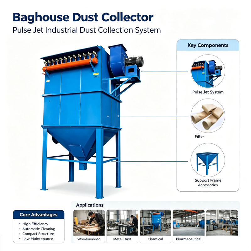 Baghouse Dust Collector for Mining and Cement Plant