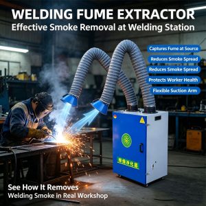 Welding Smoke Purifier Mobile Workshop Fume Cleaner