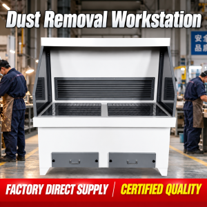 Grinding Dust Collection Table for Metal Fabrication and Industrial Workshops
